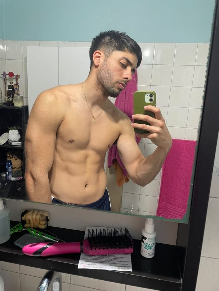 Nicolás después de entrenar con Hyperforza